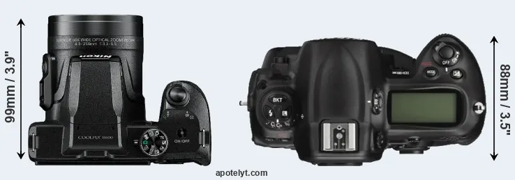 Compare B600 versus D3X top