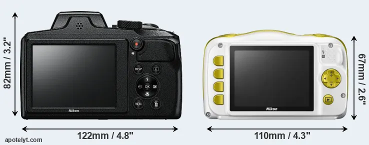 Comparison B600 or W150 rear
