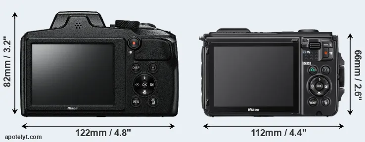 Comparison B600 or W300 rear