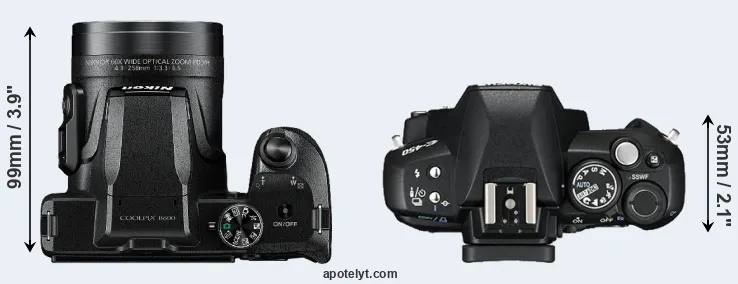 Compare B600 versus E-450 top