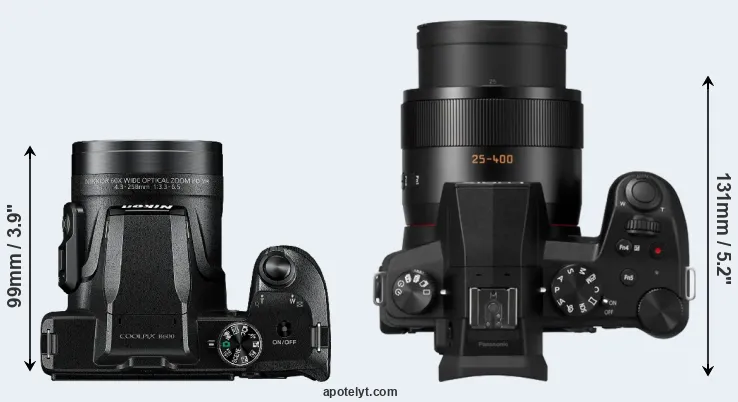 Compare B600 versus FZ1000 II top
