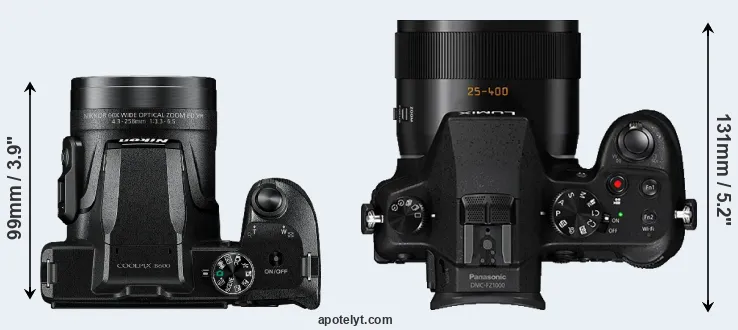 Compare B600 versus FZ1000 top