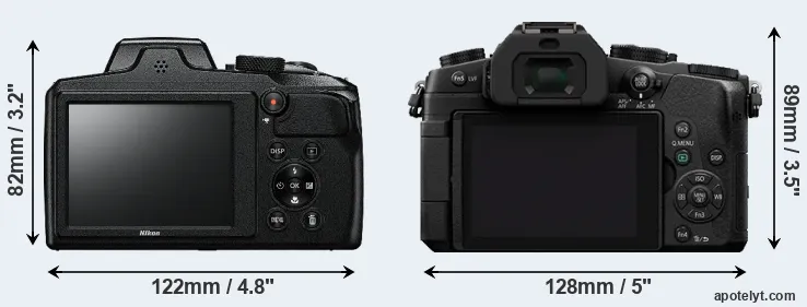 Comparison B600 or G80 rear