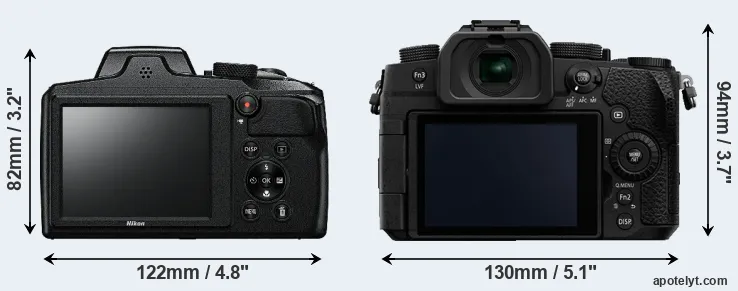 Comparison B600 or G95 rear
