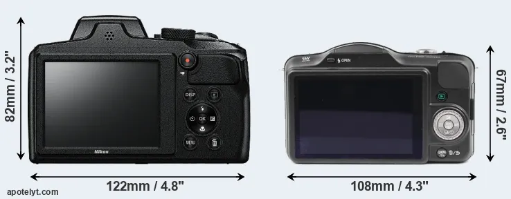 Comparison B600 or GF3 rear