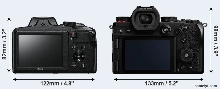 Comparison B600 or S5 rear