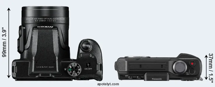 Compare B600 versus TS7 top