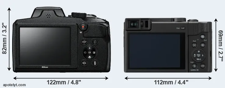 Comparison B600 or ZS80 rear