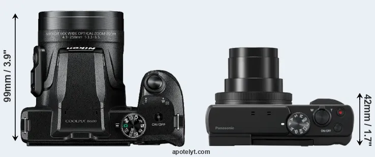 Compare B600 versus ZS80 top