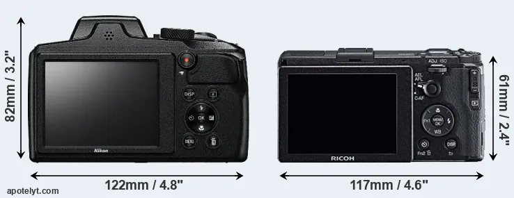 Comparison B600 or GR rear