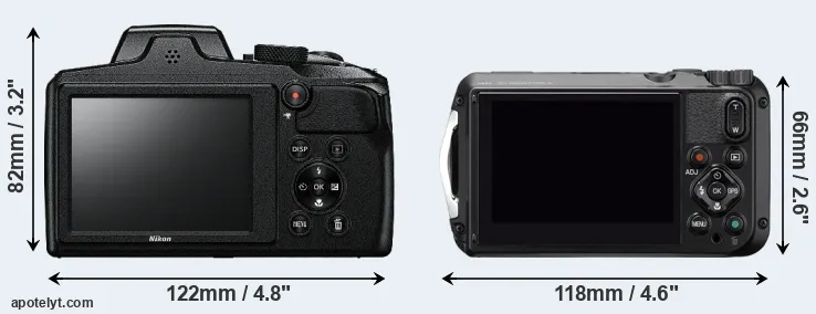 Comparison B600 or WG-6 rear