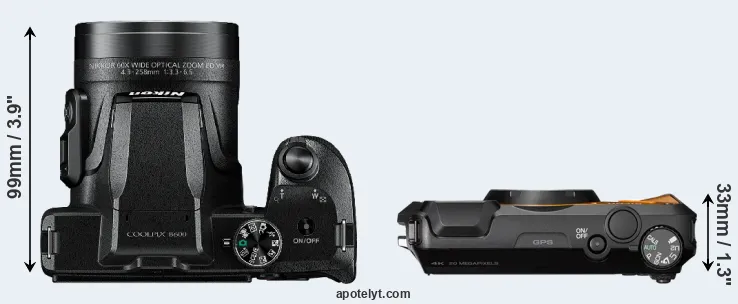 Compare B600 versus WG-6 top