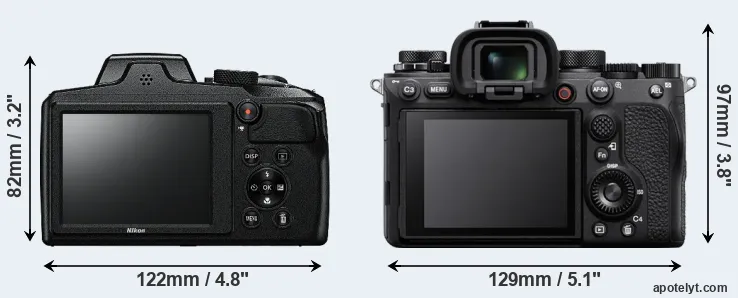 Comparison B600 or A1 rear