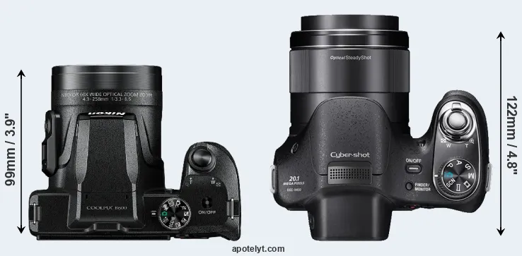 Compare B600 versus H400 top