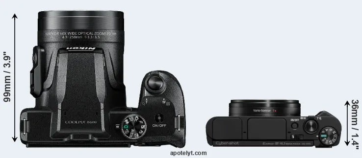 Compare B600 versus HX95 top