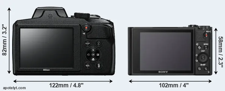 Comparison B600 or WX800 rear