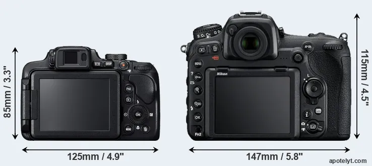 Comparison B700 or D500 rear