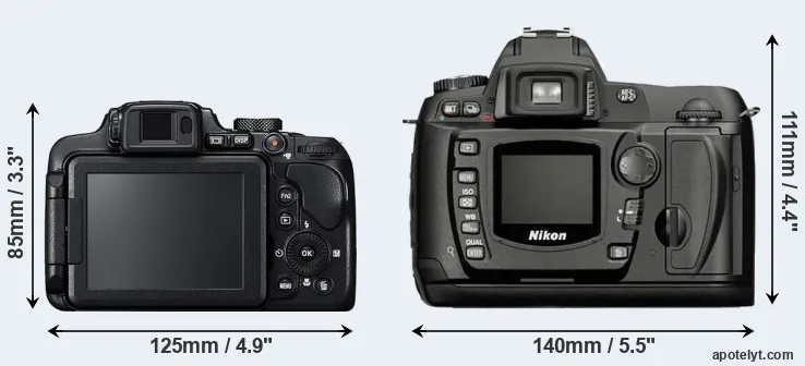 Comparison B700 or D70 rear