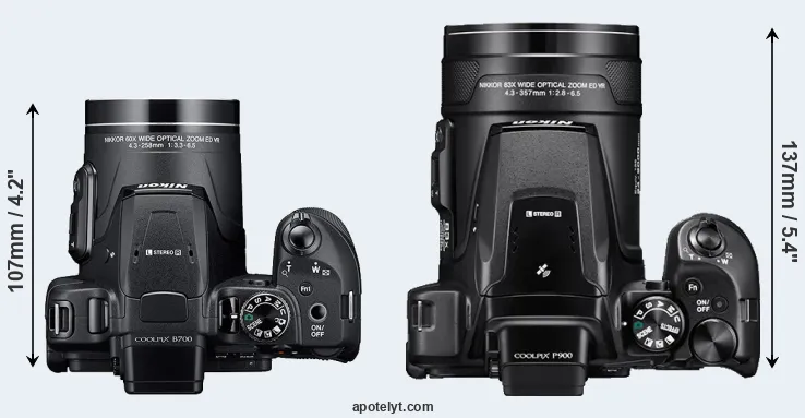 Compare B700 versus P900 top