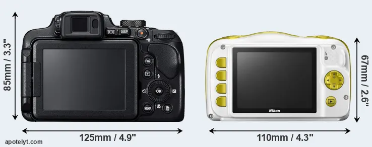 Comparison B700 or W150 rear
