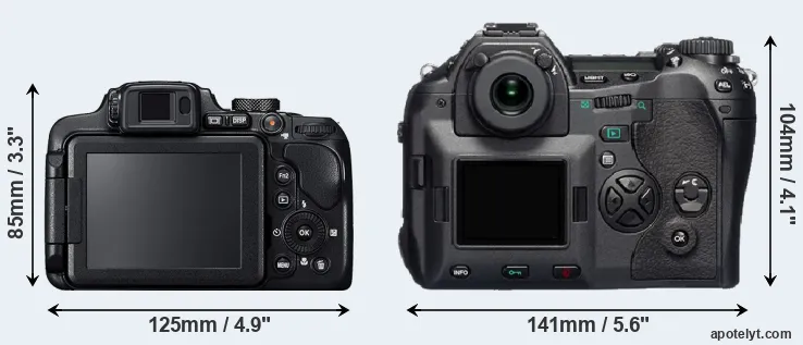 Comparison B700 or E-1 rear