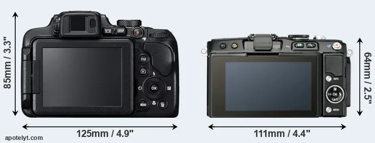 Comparison B700 or E-PL5 rear