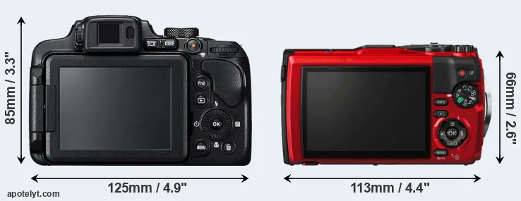 Comparison B700 or TG-5 rear