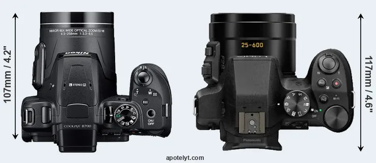 Compare B700 versus FZ330 top