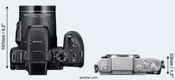 Compare B700 versus GF7 top