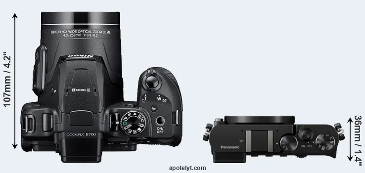 Compare B700 versus GM5 top