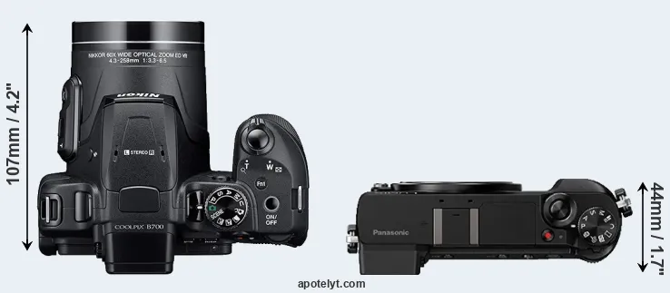 Compare B700 versus GX85 top
