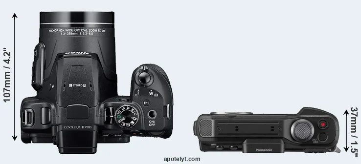 Compare B700 versus TS7 top