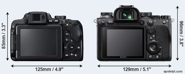 Comparison B700 or A9 II rear