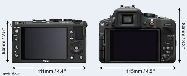 Comparison Coolpix A or G3 rear