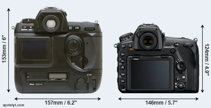 Comparison D1 or D850 rear