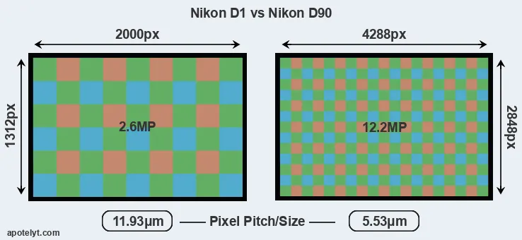 D1 versus D90 MP