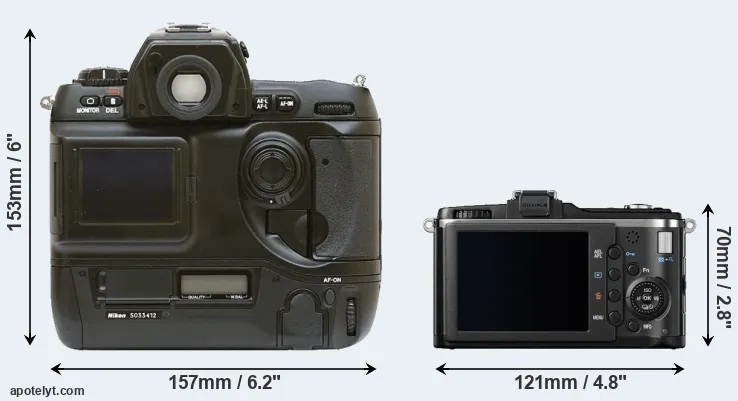 Comparison D1 or E-P2 rear