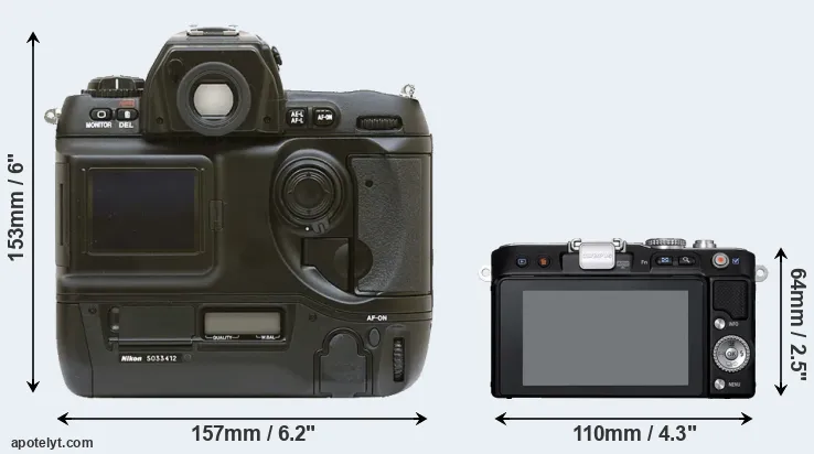 Comparison D1 or E-PL3 rear