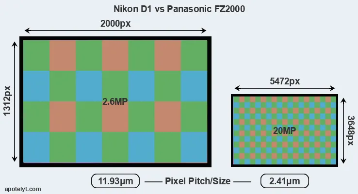 D1 versus FZ2000 MP