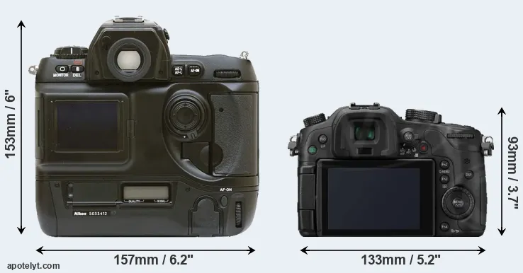 Comparison D1 or GH3 rear