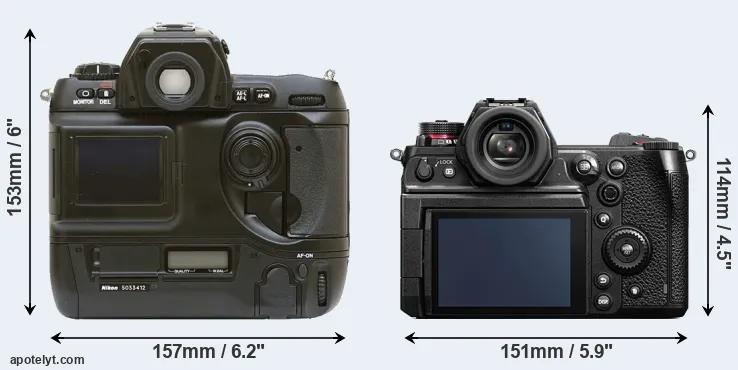 Comparison D1 or S1H rear