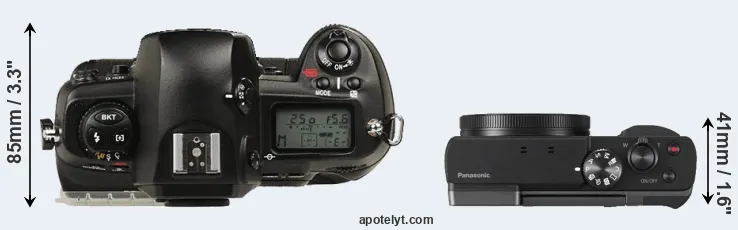 Compare D1 versus ZS70 top