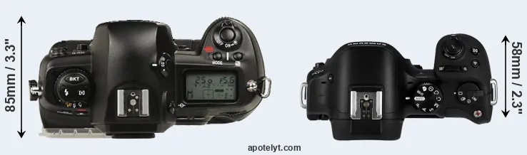 Compare D1 versus NX30 top