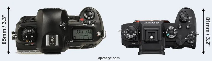 Compare D1 versus A1 top