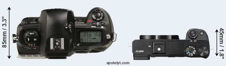 Compare D1 versus A6000 top