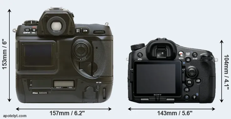 Comparison D1 or A77 rear