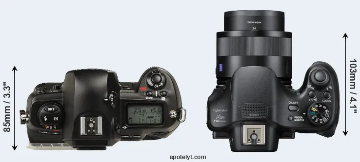 Compare D1 versus HX400V top
