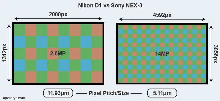 D1 versus NEX-3 MP
