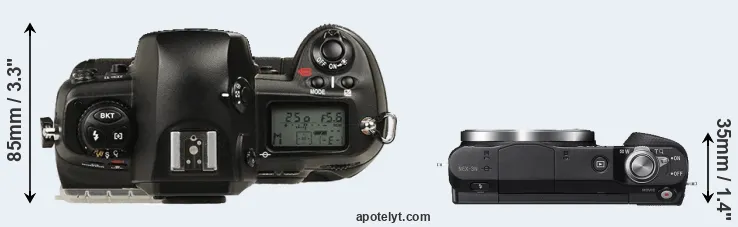 Compare D1 versus NEX-3N top