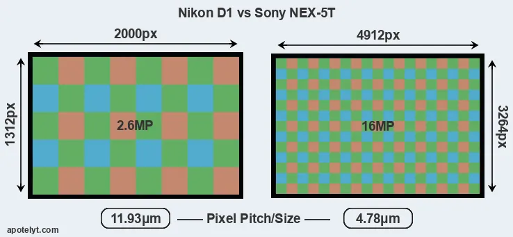 D1 versus NEX-5T MP
